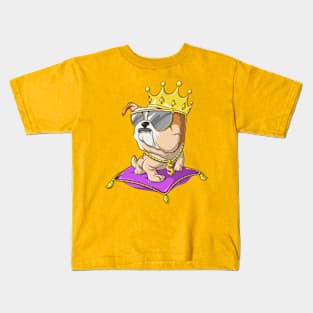 Boss King Dog Kids T-Shirt